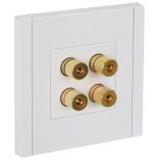 Аудиорозетка 4-м FORTE&PIANO FP239 бел. IEK FP-S40-K01