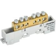 Шина L «фаза» неизол. на универс. держ. 8х12-6-Ср TEKFOR IEK TF-NN20-06-DL-K03