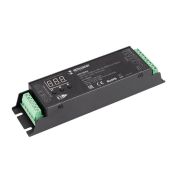 Декодер SMART-DMX512-305-63-RDM-SUF Black (12-48В 5х4А Terminal) IP20 металл INTELLIGENT ARLIGHT 036244