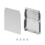 Заглушка SL-LINE-4050-3L-HIGH глухая пластик (комплект) Arlight 044675