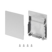 Заглушка SL-LINE-4050-3L-LOW глухая пластик (комплект) Arlight 044674