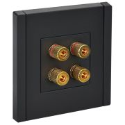 Аудиорозетка 4-м FORTE&PIANO FP139 черн. IEK FP-S40-K02