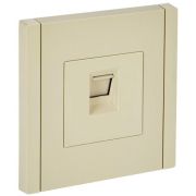 Розетка компьютерная RJ45 кат.6 FORTE&PIANO FP431 ваниль IEK FP-K10-2-K10