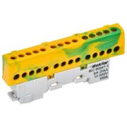 Шина PE «земля» изол. на универс. держ. 6х9-14-ЖЗ TEKFOR IEK TF-NN10-14-KL-K52