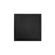 Кнопка звонка СП ZIMA IP20 безвинт. зажим черн. бархат LEZARD 704-4288-103QC