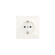 Розетка 1-мест. с защитн.шторк. СП ZIMA IP20 16А ПБТ безвинт. зажим слон. кость LEZARD 704-9088-124BQC