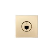 Розетка телефонная евро СП ZIMA IP20 зол. LEZARD 704-3688-137