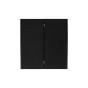 Выключатель для жалюзи 2-кл. СП STRONG MIELE 10А возвратный антрацит Kranz KR-78-0711-5