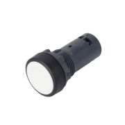 Кнопка моноблочная SB7 22мм с возвратом пластик 1НО IP65 бел. SE SB7NA11