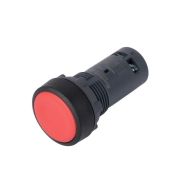 Кнопка моноблочная SB7 22мм с возвратом пластик 1НО IP65 красн. SE SB7NA42