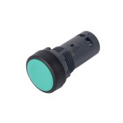 Кнопка моноблочная SB7 22мм с возвратом пластик 2НО IP65 зел. SE SB7NA33