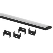 Комплект с гибким накладным анодированным профилем 1506GB 15х6.4мм 2м черн. CAB292 Эра Б0062767