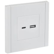 Розетка USB A+C 3.1А FORTE&PIANO FP250 бел. IEK FP-U22-D31-K01