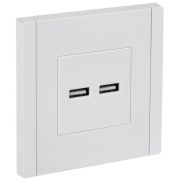 Розетка USB A+A 3.1А FORTE&PIANO FP249 бел. IEK FP-U21-D31-K01