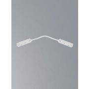 Коннектор питания поворотный 48В для магнитного шинопровода 20мм бел. Vitaluce VT0200036-00