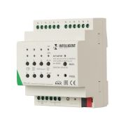 Актуатор KNX-4063-82-WTO-CL-DIN (BUS/230В 6х300мА KNX Secure) IP20 пластик INTELLIGENT ARLIGHT 041250