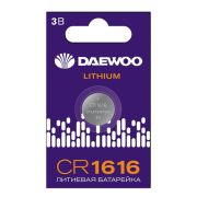 Элемент питания литиевый CR1616 3В BL-1 (блист.1шт) DAEWOO 5057982