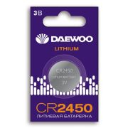 Элемент питания литиевый CR2450 3В BL-1 (блист.1шт) DAEWOO 5058101