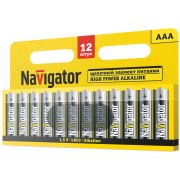 Элемент питания алкалиновый 95 160 NBT-01 AAA LR03 BP12 NAVIGATOR 95160