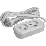 Удлинитель 2х5м без заземл. 10А IP20 90505 OPE-S-02-500-X-2х1 ОНЛАЙТ 90505