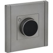 Термостат электронный FORTE&PIANO FP552 с индикацией сталь IEK FP-RT11-K46