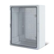 Корпус пластиковый ЩМПп 350х250х150 ABS УХЛ1 IP65 с прозр. дверцей и монтажной панелью Rexant 11-0411