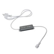 Трансформатор 230В - 24В 40Вт алюм. корпус провод бел. каучук Neon-Night 531-311