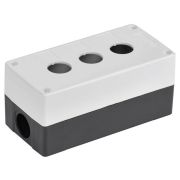 Корпус КП103-Р 3-м для кнопок бел. IEK BKP10-3-K01-R