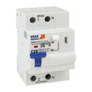 Устройство защиты от дугового пробоя с АВДТ и защ. от пов. напряж. OptiDin AFDD-40-22C25-A-У3 (2P C25 30mA Uоткл 275В) КЭАЗ 339089