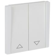 Выключатель жалюзи СП FORTE&PIANO 10А FP211 бел. IEK FP-V15-0-10-1-K01