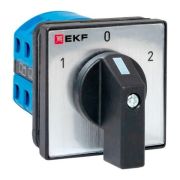 Переключатель кулачковый ПК-1-42 2п 25А «1-0-2» IP65 EKF pk-1-42-25-65