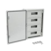 Корпус пластиковый распределительный ЩРН-60 IP65 сер. дверь 600х400х200 Промрукав PR08.26501