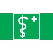 Знак «МЕДПУНКТ» 180х90мм для аварийно-эвакуационного светильника Compact VARTON V5-EM04-60.004.015