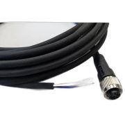 Кабель M12 4A гнездовой 10000мм прямой полиуретан свободный конец СЦМ120023-04A-2-10000 черн. СТЭЗ 185210965