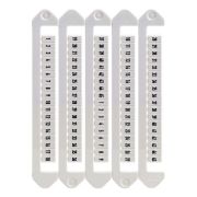 Маркировка для клемм ширина 5мм от 1 до 45 горизонтальная ориентация DKC NUTB-5-1-45H