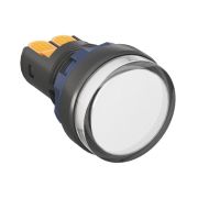 Индикатор сигнальный со встроенным диодом 220В бел. DKC M22L-F220WPP