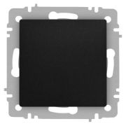 Кнопка Accent 6-109-05 10А-250В IP20 СУ антрацит Intro Б0063612