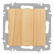 Кнопка Accent 6-109-11 10А-250В IP20 СУ сосна Intro Б0063626