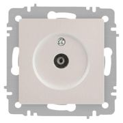 Розетка телевизионная одиночная TV СП Accent 6-301-06 IP20 перламутр. Intro Б0063613