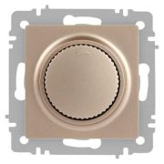 Светорегулятор поворотный СП Accent 6-401-04 600Вт 230В IP20 шампань Intro Б0063676