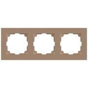 Рамка 3-м СП Accent 6-503-04 шампань Intro Б0063785