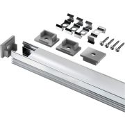 Профиль алюминиевый 95 327 NPR-02-SET накладной с рассеивателем (поликарбонат) для СД ленты NAVIGATOR 95327