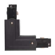 Аксессуар к шинопроводу трехфазному 3P PTR CL-BL OUT коннектор внешний Pro+ черн. JazzWay 5063112