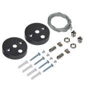 Комплект для подвесного монтажа для PRO свет. LED линейн. черн. IEK LTP-DCKD-KPM-K41