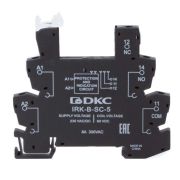 Колодка ультратонкая для реле RIS вх. напр. 230В AC/DC винт. клеммы DKC IRK-B-SC-5