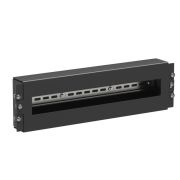Модуль 4U с DIN рейкой для 19дюйм IT-корпусов RAL9005 DKC RBDIN04