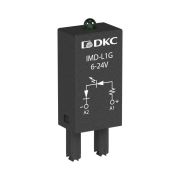 Модуль индикации и защиты LED зел.+диод 6-24В DC DKC IMD-LDD1G