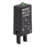 Модуль индикации и защиты LED зел.+диод (A1+) 6-24В DC DKC IMD-LD1G