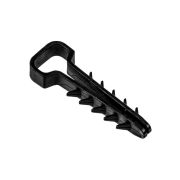 Дюбель-хомут PCD-F 05х10-45-100BL для плоского кабеля PA6.6 (уп.100шт) Jazzway 5054981
