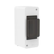Щиток настенный 2мод. IP41 с тонированной дверцей бел. DKC F02W0WD